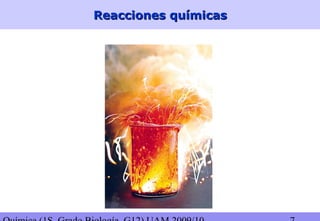 Reacciones químicasReacciones químicas
 