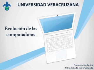 UNIVERSIDAD VERACRUZANA




                          Computación Básica
                 Mtro. Alberto Jair Cruz Landa
 