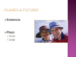 Planes a futuroExistenciaPlazo:CortoLargo