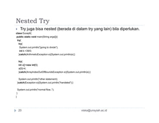 1 exception handling | PDF