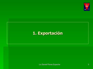 1. Exportación 