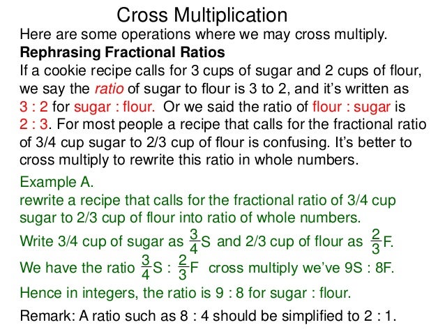 1 f7 on cross-multiplication