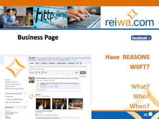 Business PageHave  REASONSWIIFT?What?Who?When?