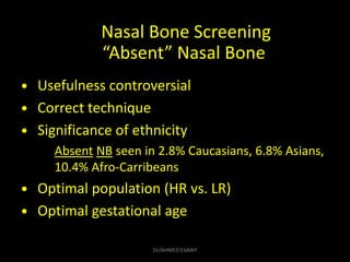 1-fetal genetic ultrasound Dr Ahmed Esawy | PDF