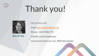 Gert de Tant Urban Sense: The data collaboration story of three cities.pptx