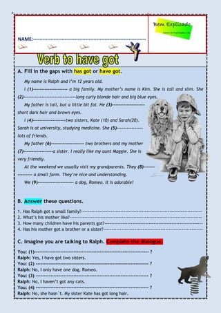 Gotta Have Checklist.pdf 1 ficha de trabalho - have got (5) | PDF