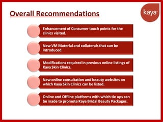 Overall Recommendations
 