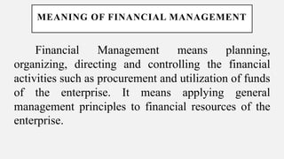 1 financial management-s | PPTX