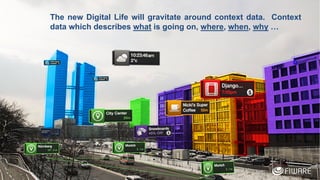 2
The new Digital Life will gravitate around context data. Context
data which describes what is going on, where, when, why...