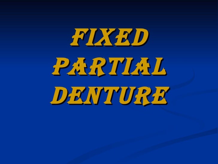 1. fixed partial denture finals1