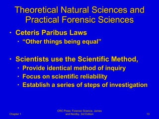 1 Forensic Science Powerpoint Chapter 01 Here We Stand, What A | PPT