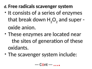 Comprehensive Overview of Free Radical Induced Cellular Injury and ...