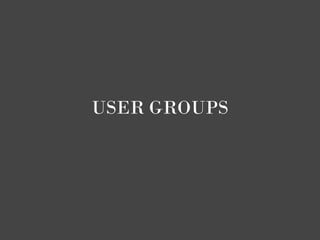 Fun with PostgreSQL User Groups | PPT