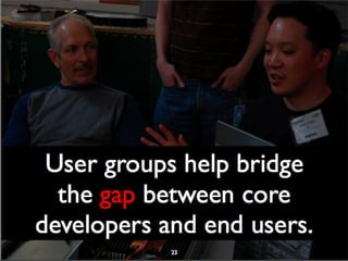Fun with PostgreSQL User Groups | PPT