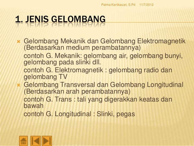 1. gelombang bunyi