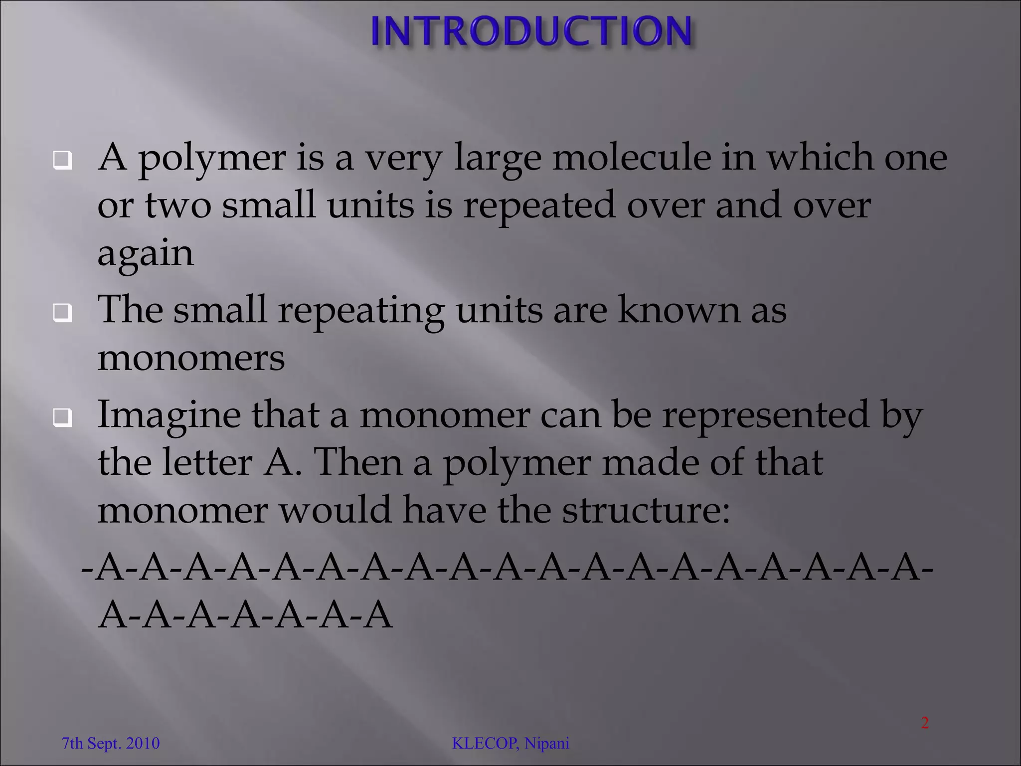 1 general polymer science | PDF