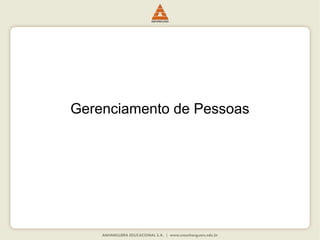 Gerenciamento de Pessoas
 