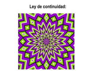 Ley de continuidad:
 