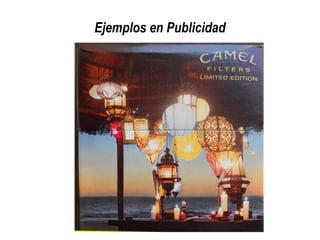Ejemplos en Publicidad
 