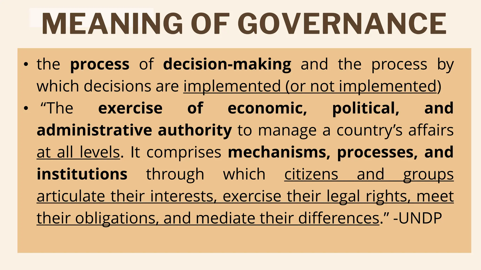 1 - GOVERNANCE.pptx grade 12 humss lesson plan | PPTX