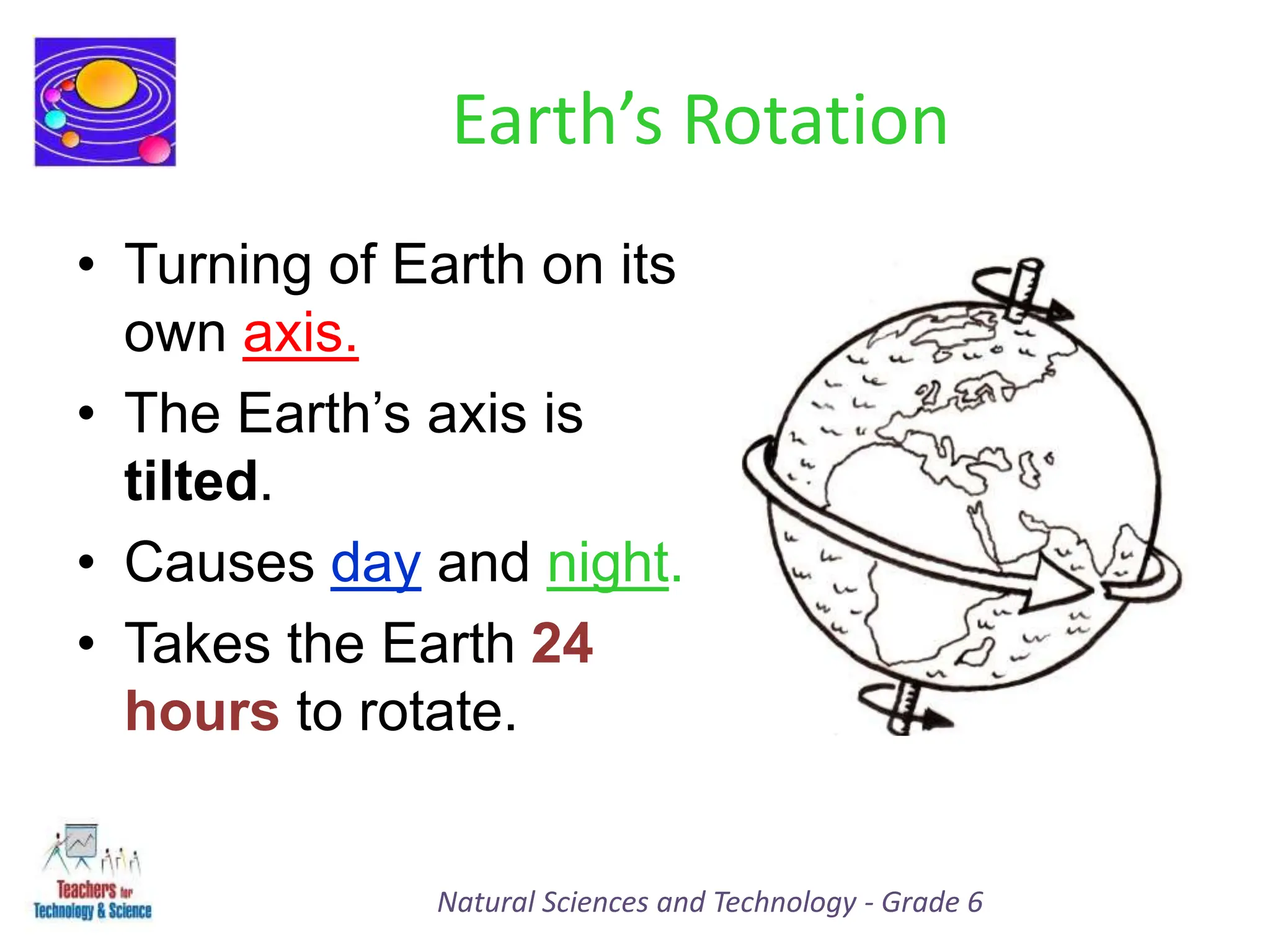 Rotation vs revolution presentation pptx | PPTX