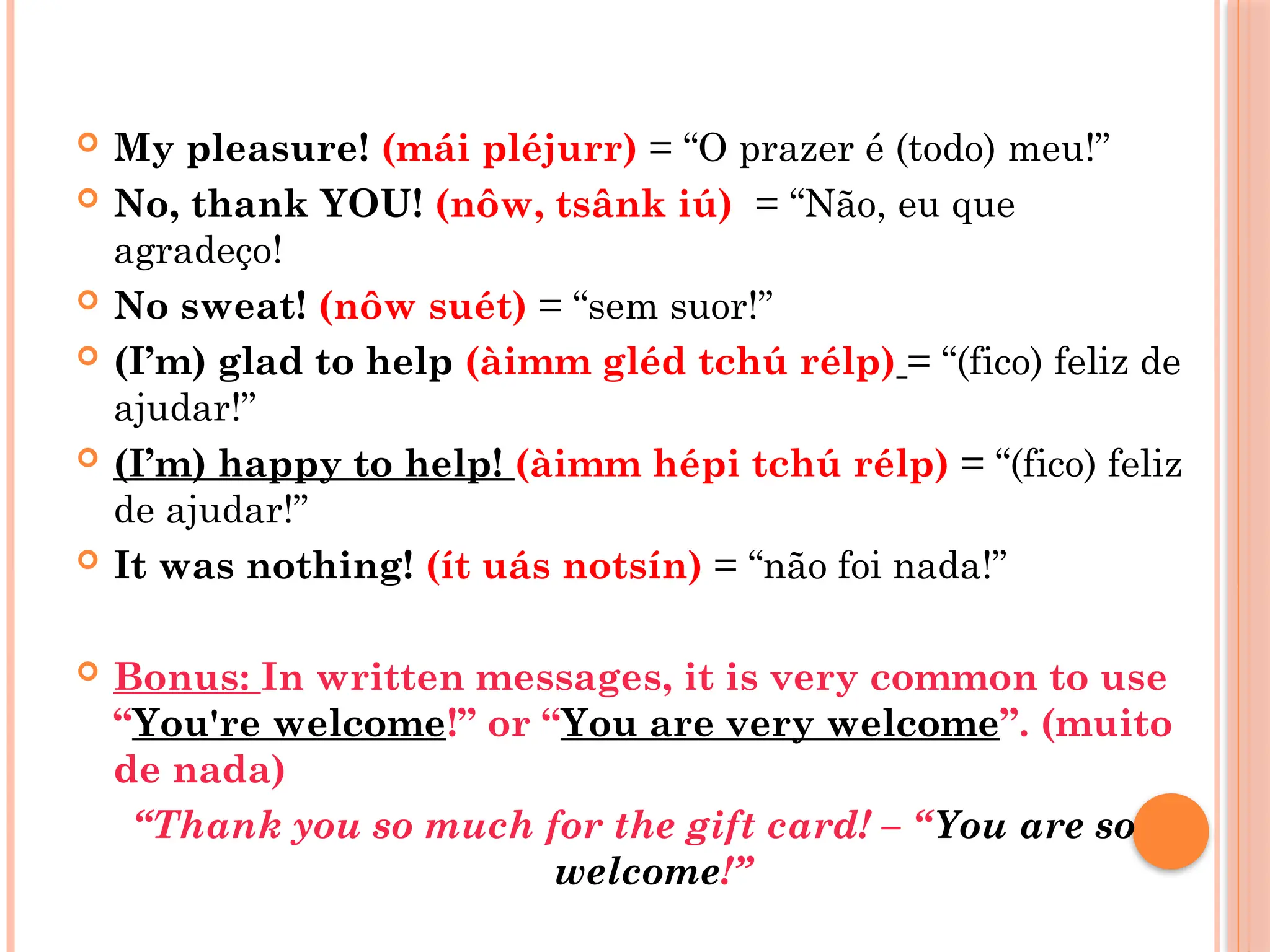 1. Greetings - Cumprimentos em inglês (begginers) | PPTX