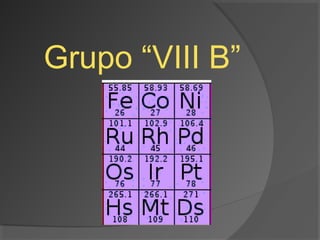 Grupo “VIII B”
 