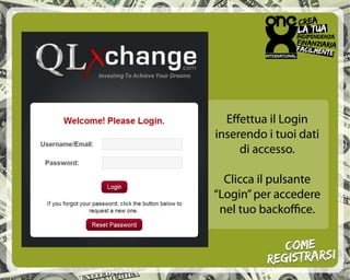 1.Registrazione QLXchange
