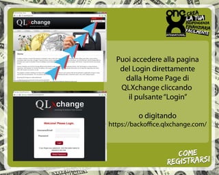 1.Registrazione QLXchange