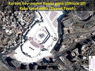 Kurban bayramının birinci günü (Zilhicce 10)  Kabe tavaf edilir (Ziyaret Tavafı) 
