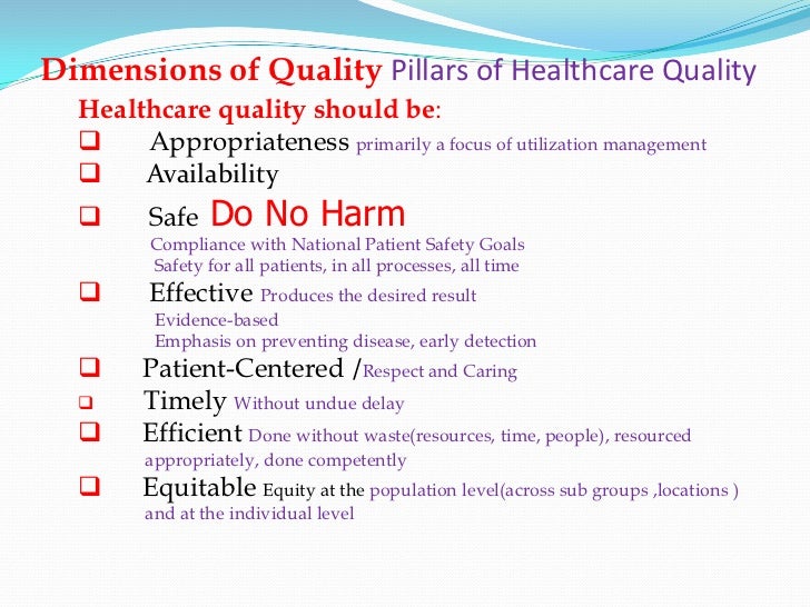 1 health care quality concepts