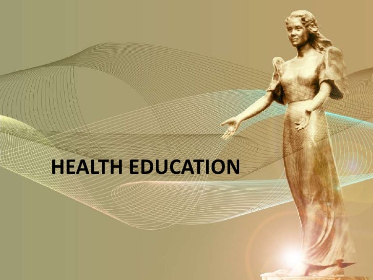 1. health education overview