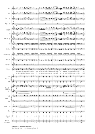 FUNARTE — Ministério da Cultura
Série Hinos do Brasil — Hino Nacional do Brasil 8
Pic.
Fl.
Obs. 1, 2
Fgts.1, 2
Cl. (E )
( Req.)
1
2
3
Cl. Bx.
Sxa. E 1, 2
Sxt. B
Sx.bar E
Canto
1, 2
3, 4
1
2, 3
1, 2
3, 4
Bdns. 1, 2
Tb.
Perc. 1
(Cx.)
Perc. 2
(Pts./Bmbo.)
Cls. B
Tpas. F
Tpts. B
Fglhs. B
Tbns.
36
36
36
36
36
36
36
36
36
36
36
36
36
mor
lá
e
ba
de es
ro
pe
que os
ran
ten
ça à
tas
ter
es
ra
tre
36
36
36
36
36
36
36
36
36
36
Trompete
des
la
ce,
do,
Se em
E
teu
di
for
ga o
mo
ver
so
de
céu,
lou
ri
ro
so
des
nho e
ta
lim
flâ
pi
mu
do,
la
A i
Paz
ma
no
gem
fu
do
tu
Cru
ro e
zei
gló
ro
ria
res
no
plan
pas
de
sa
ce.
do.
Gi
Mas,- -
- -
-
-
-
-
- -
-
- -
- -
- -
- -
-
-
-
-
-
- -
- -
- -
-
- -
-
-
-
-
Hino Nacional do Brasil.qxd:Funarte Hino Nacional 1/7/09 7:24 PM Page 8
 