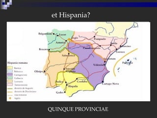 QUINQUE PROVINCIAE et Hispania? 