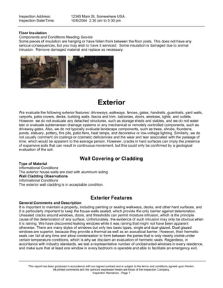 1 house-inspections report | PDF