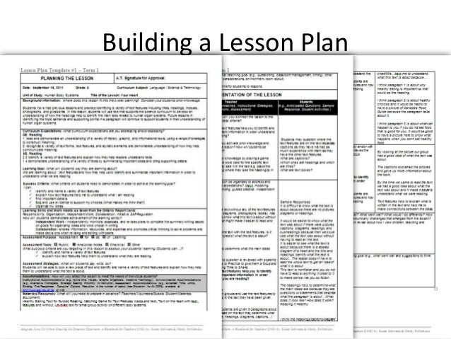 how to lesson plan