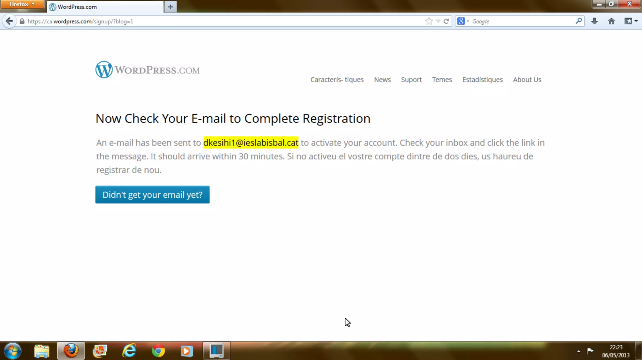 1.  how to sign up with wordpress.....