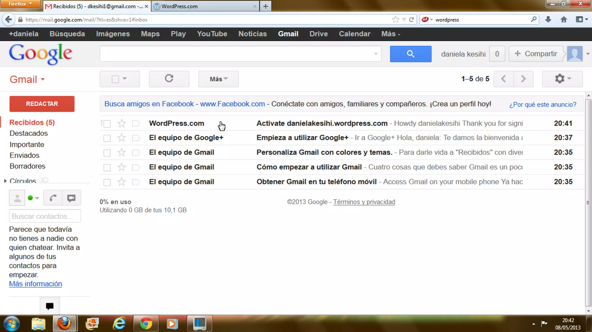 1.  how to sign up with wordpress.....