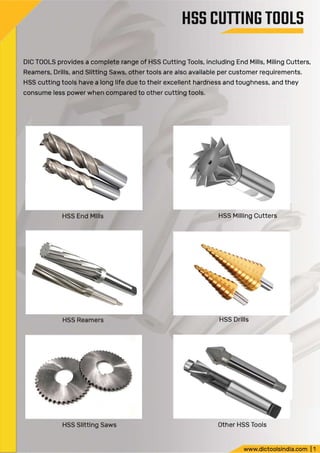 HSS CUTTING TOOLS EXPORTERS