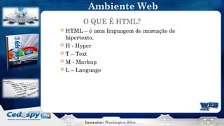 Introdução a Linguagem de Marcação HTML - Principios | PPTX