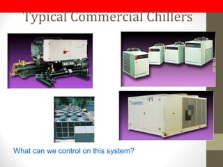 Typical Commercial Chillers
What can we control on this system?
02/16/16
 