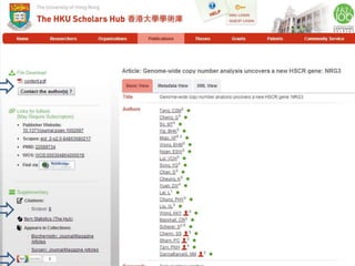 香港大學學術庫
The HKU Scholars Hub
Organizations !
 