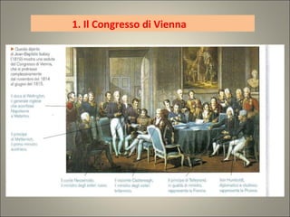 1. Il Congresso di Vienna 