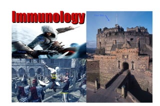 Immunology                            Your Skin




           Your
           T-cell



Pathogen




                    Your
                    WBC




                           Pathogen
 