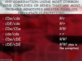 Rare R2r2 Comprehensive Guide to Rh System and Immunohematology Techniques | PDF