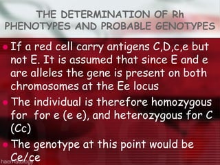 Rh Locus Comprehensive Guide to Rh System and Immunohematology Techniques | PDF