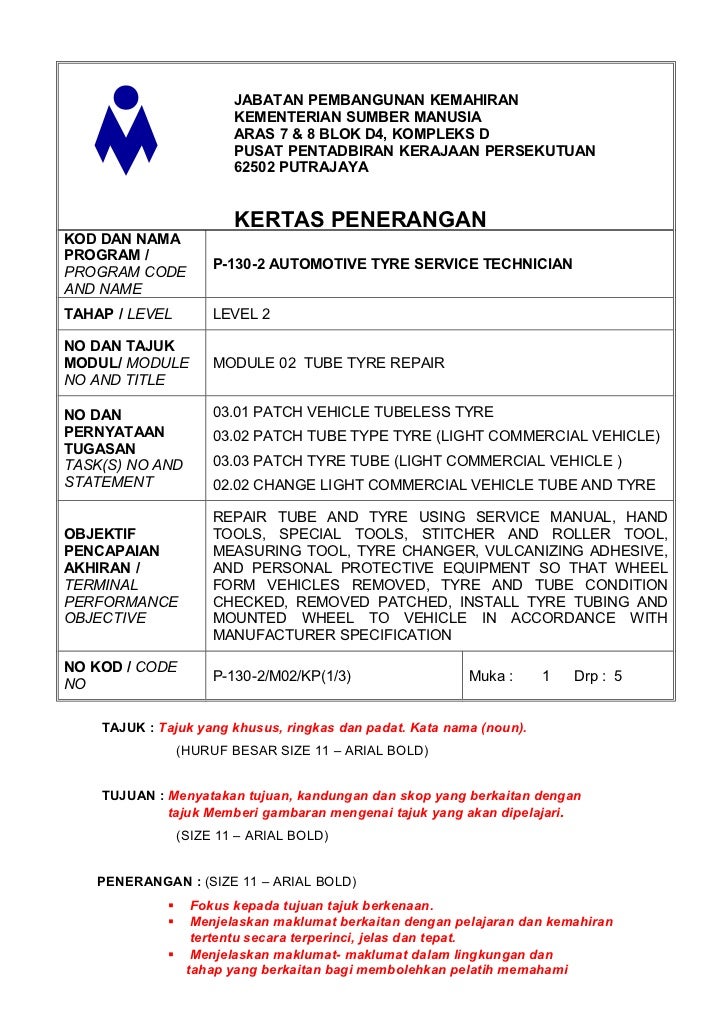 1 information sheet sample