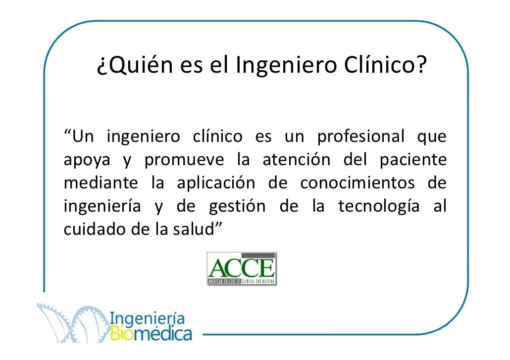1 Ingenieria Biomedica Ingenieria Clinica