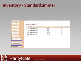 Inventory - Standardzimmer
 