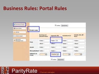 Business Rules: Portal Rules
 
